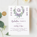 Search for lavender graduation invitations Class of 2025