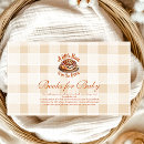 Search for cinnamon roll cards stamps Rustic baby shower