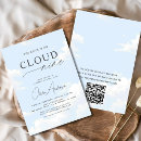Search for clouds bridal shower invitations Cloud nine