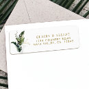 Search for tropical return address labels Modern