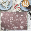 Search for snowflake placemats White snowflakes