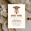 Search for cow bridal shower invitations Spring summer fall