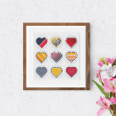 Search for heart shaped posters Simple