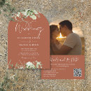 Search for arch wedding invitations Terracotta
