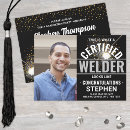 Search for funny high school graduation invitations Black and white