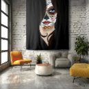 Search for day of the dead woman art Mexican