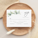 Search for menu choices wedding rsvp cards Eucalyptus