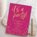 Search for masculine birthday invitations Gold