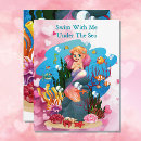 Search for mermaid valentines day cards School