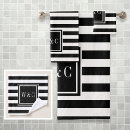 Search for black and white stripes bath towels Elegant