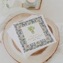 Search for blue tile napkins Lemon bridal shower