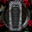 Search for black and silver wedding menus Elegant