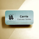 Search for blue name tags With magnetic back