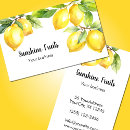 Search for fruit juice business cards Lemonade