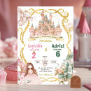 Search for princess and knight party invitations For kids