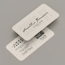 Search for beige business cards Beauty salon