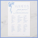Search for whats in your purse bridal shower games Elegant