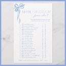 Search for guessing games Bridal shower