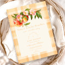 Search for sweet peach invitations Watercolor