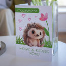 Search for hedgehog valentines day cards Hugs and kisses