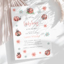 Search for ladybug invitations Polka dot