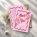 Search for border thank you cards Pink