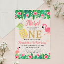 Search for pineapple 1st birthday invitations Luau