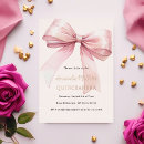 Search for rose gold quinceanera invitations Pink