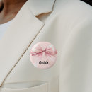 Search for name tag buttons Blush pink