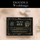 Search for wedding enclosure cards Gold foil
