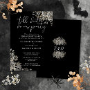 Search for halloween engagement party invitations Goth