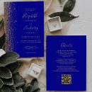 Search for royal blue and gold wedding invitations Elegant