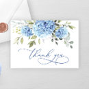 Search for blue hydrangea thank you cards Floral
