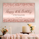 Search for adult birthday banners 40th