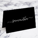 Search for black and white place cards Stylish
