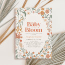 Search for in bloom baby girl shower invitations Boho