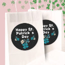 Search for st patricks day stickers Black
