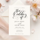 Search for calligraphy wedding invitations Classic