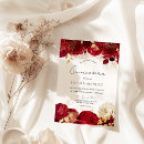 Search for red quinceanera invitations Elegant