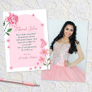 Search for quinceanera gracias cards Floral