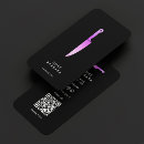 Search for knife business cards Caterer