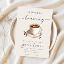 Search for baby is brewing invitations Brown
