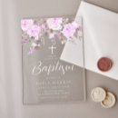 Search for purple baptism invitations Violet