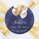 Search for 18th birthday stickers Navy blue