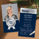 Search for notary business cards Logo