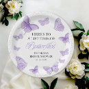 Search for purple butterfly plates Lavender