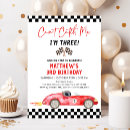 Search for car racing third birthday Red race car