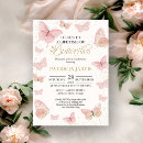 Search for butterfly bridal shower invitations Pink