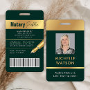 Search for notary badges Employee