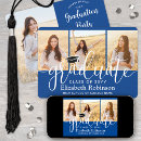 Search for royal blue graduation invitations Elegant
